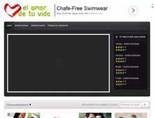 Tablet Screenshot of elamordetuvida.com